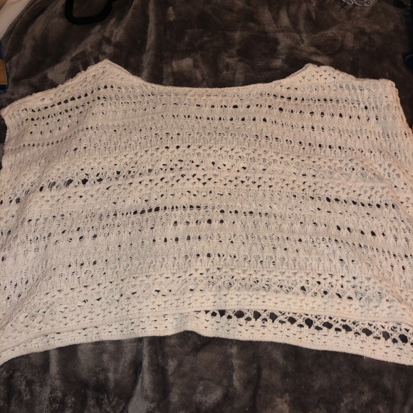 White Crochet Top - Picture 1 of 2